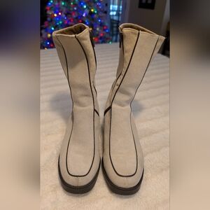 Hush Puppies Cream Winter Boots